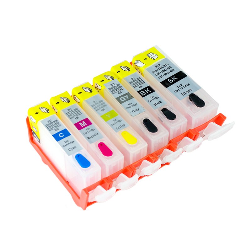 Cartuse reincarcabile pentru Canon PIXMA MG6150 MG8150 MG6250 MG8250 - imagine 4